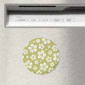 Aimant Motif Fleurs 1 (In Situ (Lave-vaisselle))