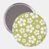 Aimant Motif Fleurs 1 (Recto/Verso)