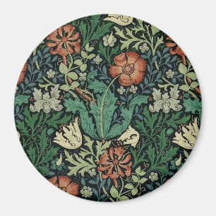 Aimant Motif floral de Nouveau d'art de William Morris