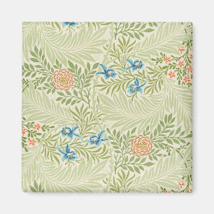 Aimant Motif floral de pied-d'alouette de William Morris