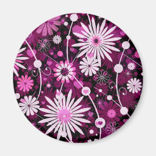 Aimant Motif floral de Valentine