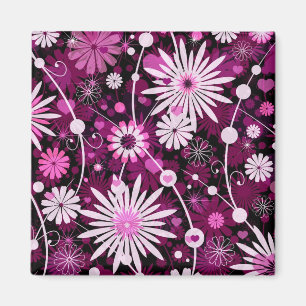 Aimant Motif floral de Valentine