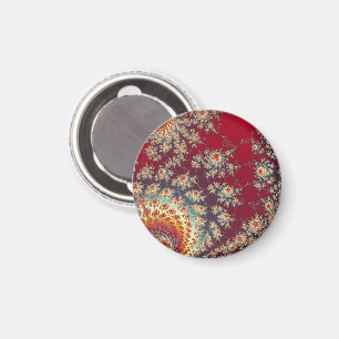 Aimant Motif floral en spirale