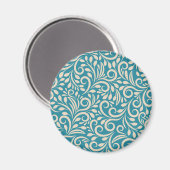 Aimant Motif floral incolore (Recto/Verso)