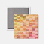 Aimant Motif géométrique de triangle doux (Recto/Verso)