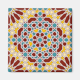 Aimant Motif géométrique islamique