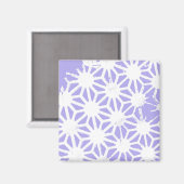 Aimant Motif géométrique Lavender (Recto/Verso)