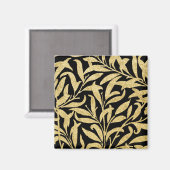 Aimant Motif Gold et Black Leaf (Recto/Verso)