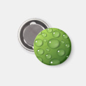 Aimant Motif Green Raindrop (Recto/Verso)