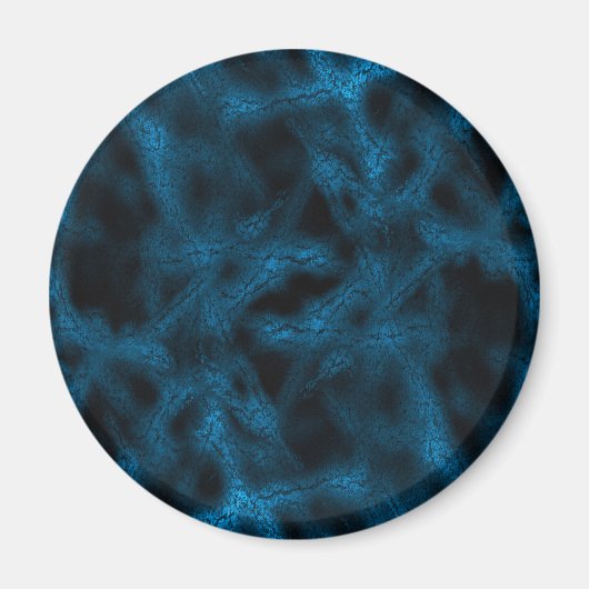 Aimant Motif imaginaire bleu (Devant)