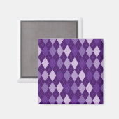 Aimant Motif Jacquard violet (Recto/Verso)