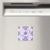 Aimant Motif kaléidoscope violet #1 (In Situ (Lave-vaisselle))