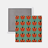 Aimant motif ladybug (Recto/Verso)
