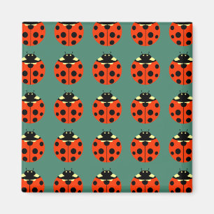 Aimant motif ladybug