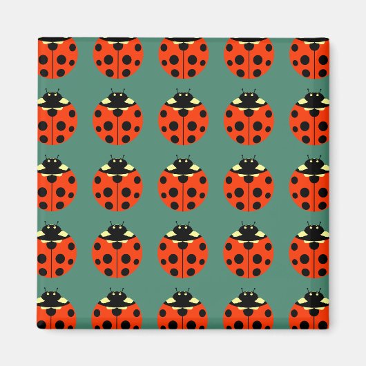 Aimant motif ladybug (Devant)