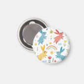 Aimant Motif lapin mou (Recto/Verso)