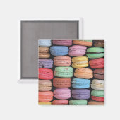 Aimant Motif Macaron français coloré (Recto/Verso)