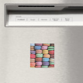 Aimant Motif Macaron français coloré (In Situ (Lave-vaisselle))