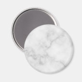 Aimant Motif Marbre blanc élégant (Recto/Verso)