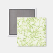 Aimant Motif Marbre Vert (Recto/Verso)