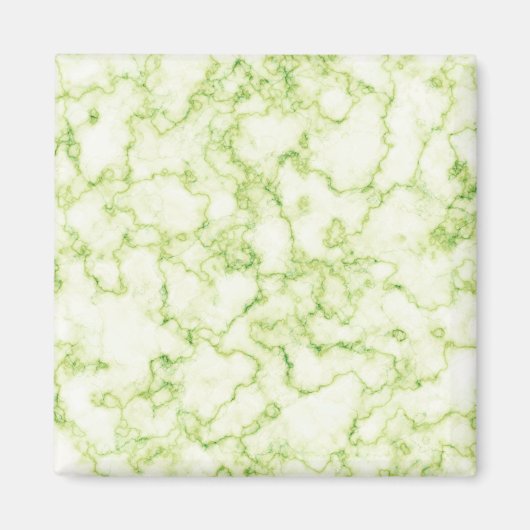 Aimant Motif Marbre Vert (Devant)