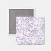 Aimant Motif Marbre Violet (Recto/Verso)