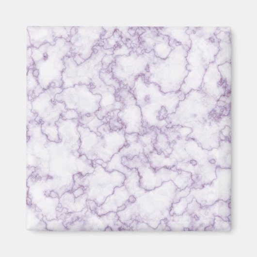 Aimant Motif Marbre Violet (Devant)