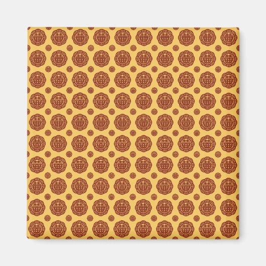 Aimant Motif Mariage chinois Double Xi (Devant)