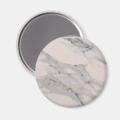 Aimant Motif moderne en marbre noir gris rose (Recto/Verso)