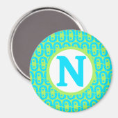 Aimant motif moderne et coloré (Recto/Verso)