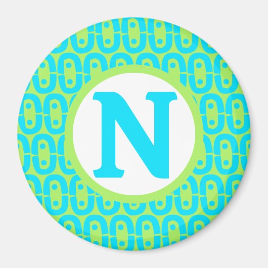 Aimant motif moderne et coloré (Devant)