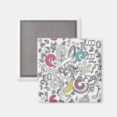 Aimant Motif musical (Recto/Verso)