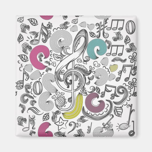 Aimant Motif musical (Devant)