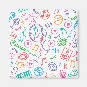 Aimant Motif musical (Devant)