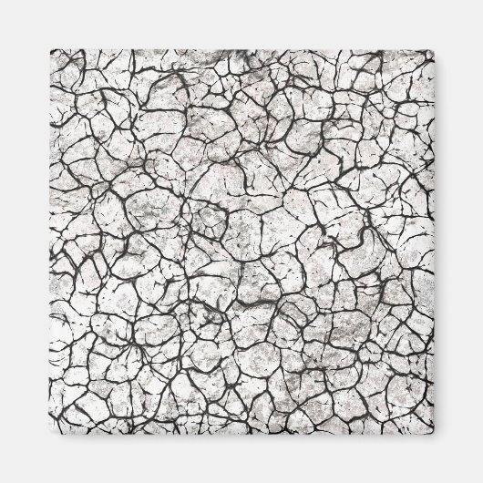 Aimant Motif numérique marbre fissuré (Devant)