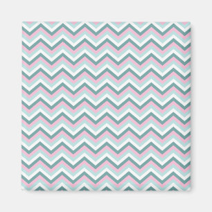 Aimant Motif Ocean Mist Chevron