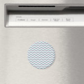Aimant Motif Ocean Mist Chevron (In Situ (Lave-vaisselle))