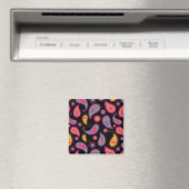 Aimant Motif Paisley sans couture Coloré (In Situ (Lave-vaisselle))