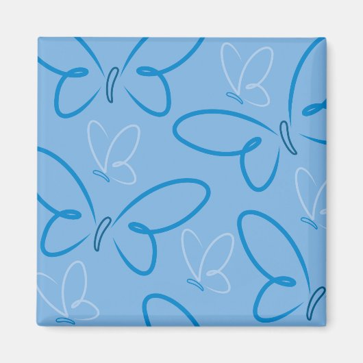 Aimant Motif papillon (Devant)