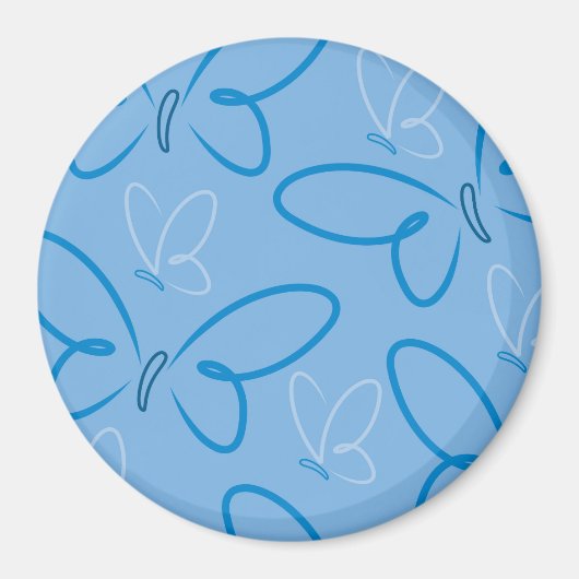 Aimant Motif papillon (Devant)