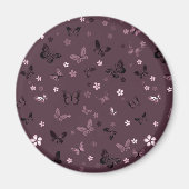 Aimant Motif papillon 5 (Devant)