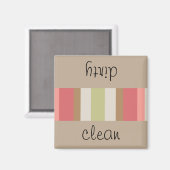 Aimant Motif Paprika Stripes (Recto/Verso)