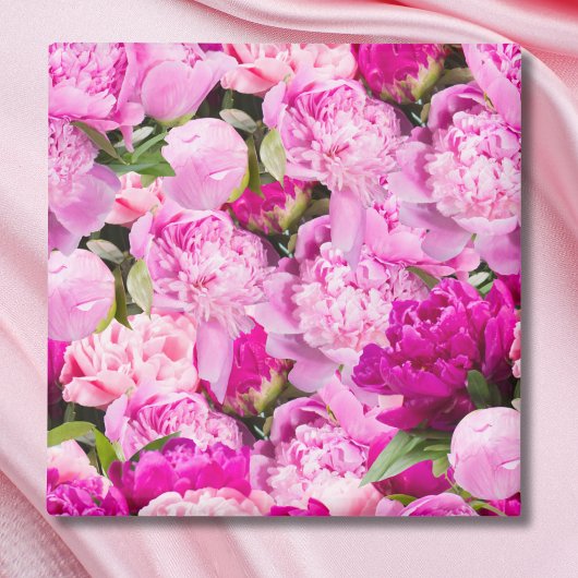 Aimant Motif Pink Peonies