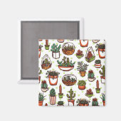 Aimant motif plante (Recto/Verso)