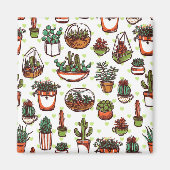 Aimant motif plante (Devant)