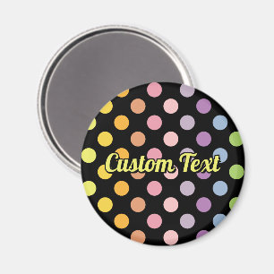 Aimant Motif Pois Rainbow
