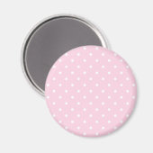 Aimant Motif Pois rose clair (Recto/Verso)