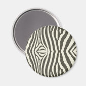 Aimant Motif Poster de animal Zebra Stripe (Recto/Verso)