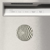 Aimant Motif Poster de animal Zebra Stripe (In Situ (Lave-vaisselle))