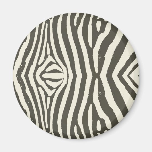 Aimant Motif Poster de animal Zebra Stripe (Devant)